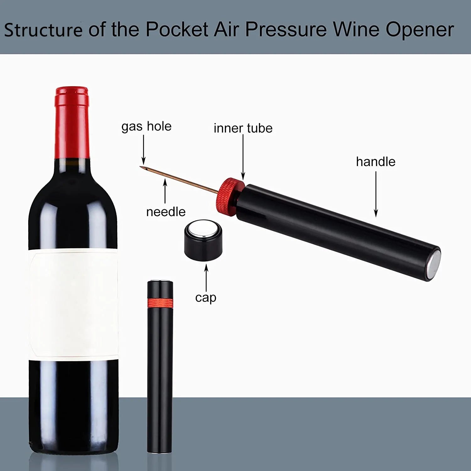 Krin Sable Pressure Wine Opener