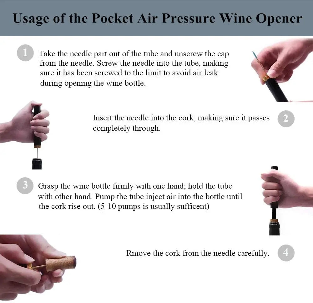 Krin Sable Pressure Wine Opener