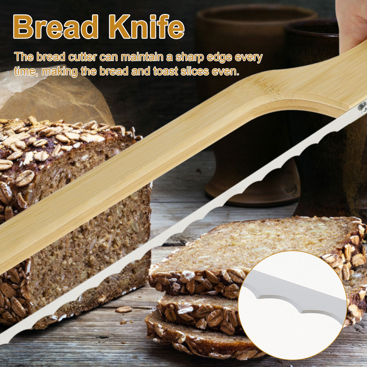 Krin Bow Bread Knife