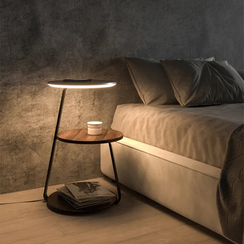 Criativo LED Floor Lamp para o Quarto, Lâmpadas de Mesa, Sala de Estar, Café, Design Sense, Sofá, Cabeceira Iluminação Mesa