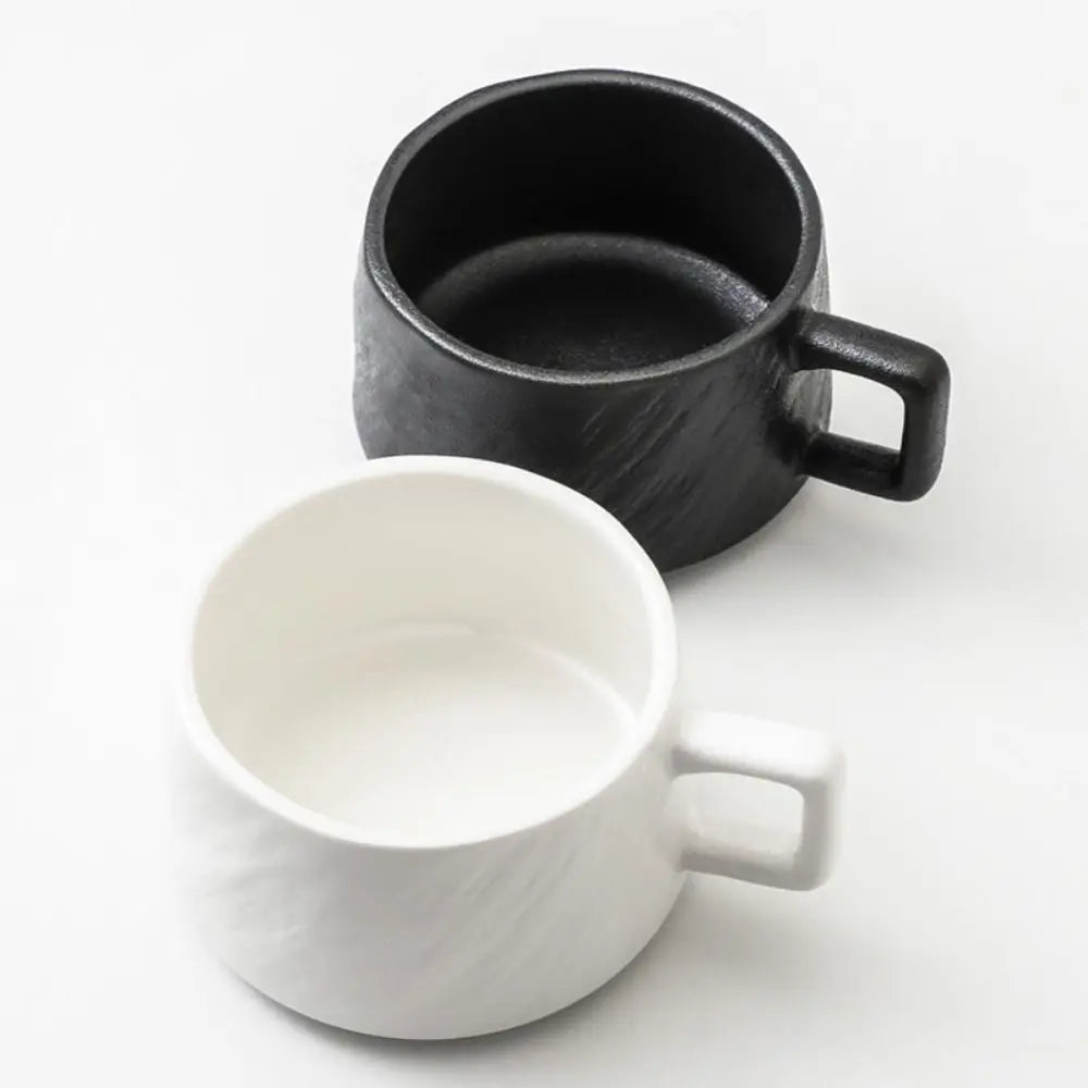 Krin Natural Stone Coffee Cup With Plate