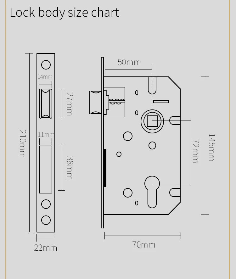 Krin Allure Door Lock