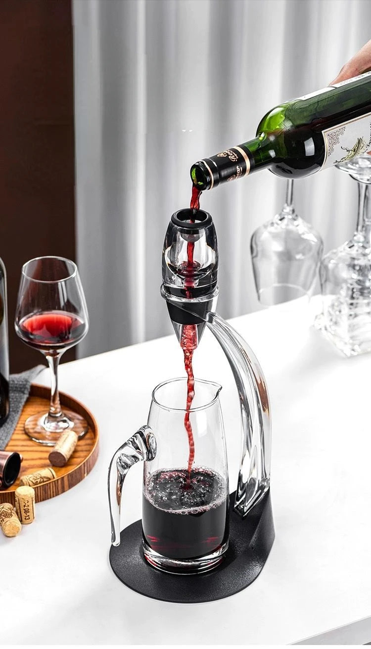 Vinho tinto Rotary Decanter, cachoeira rápida, automático, luxo, casa