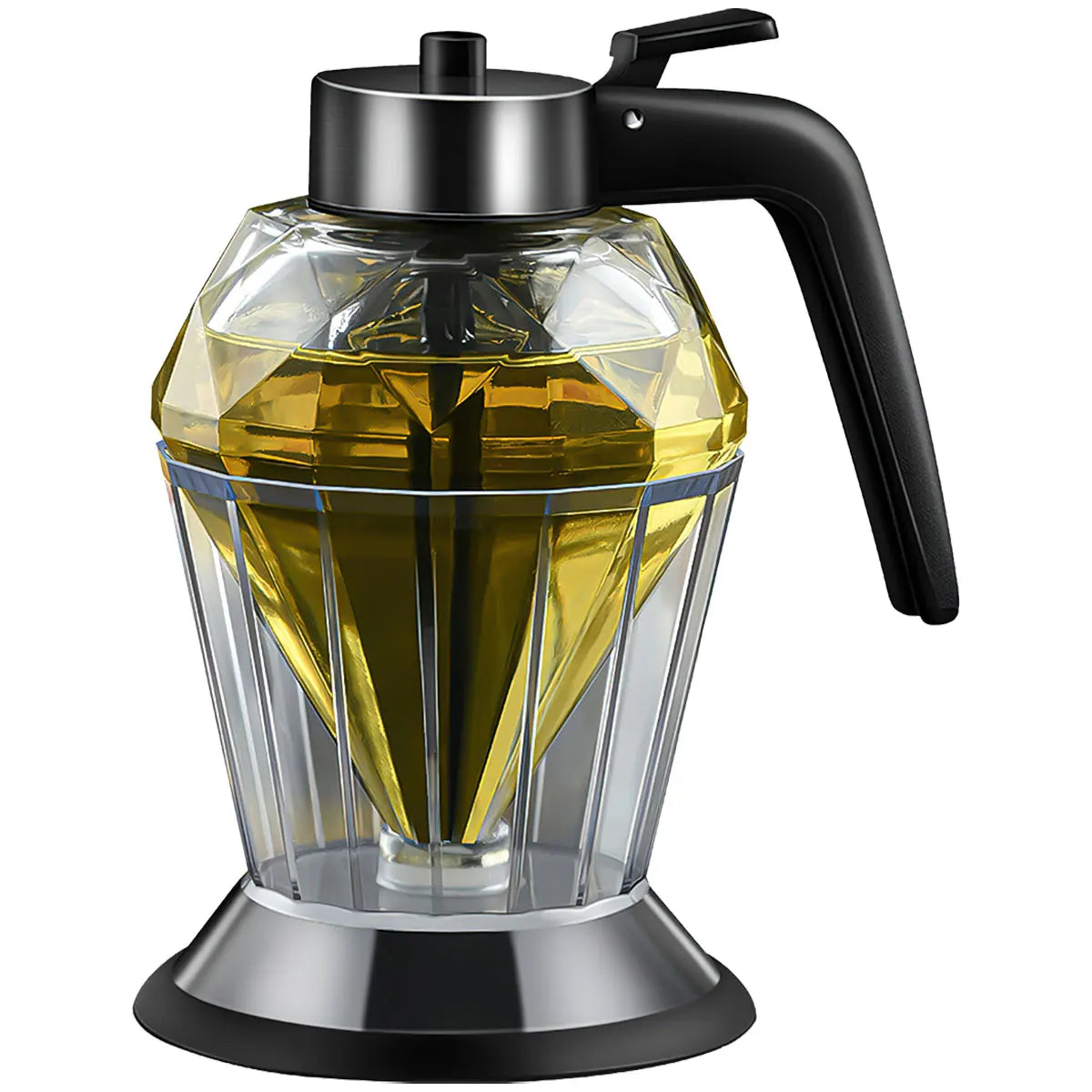 Krin Ambrosia Glass Honey Jar Dispenser