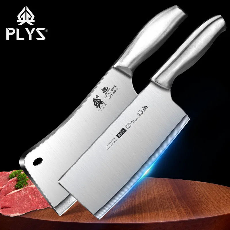 Stainless Steel Vegetable Household Knife, Slicing Knife, Chef Special Chopping Knife, Meat Chopper, Bone Faca Combinação, WY9195