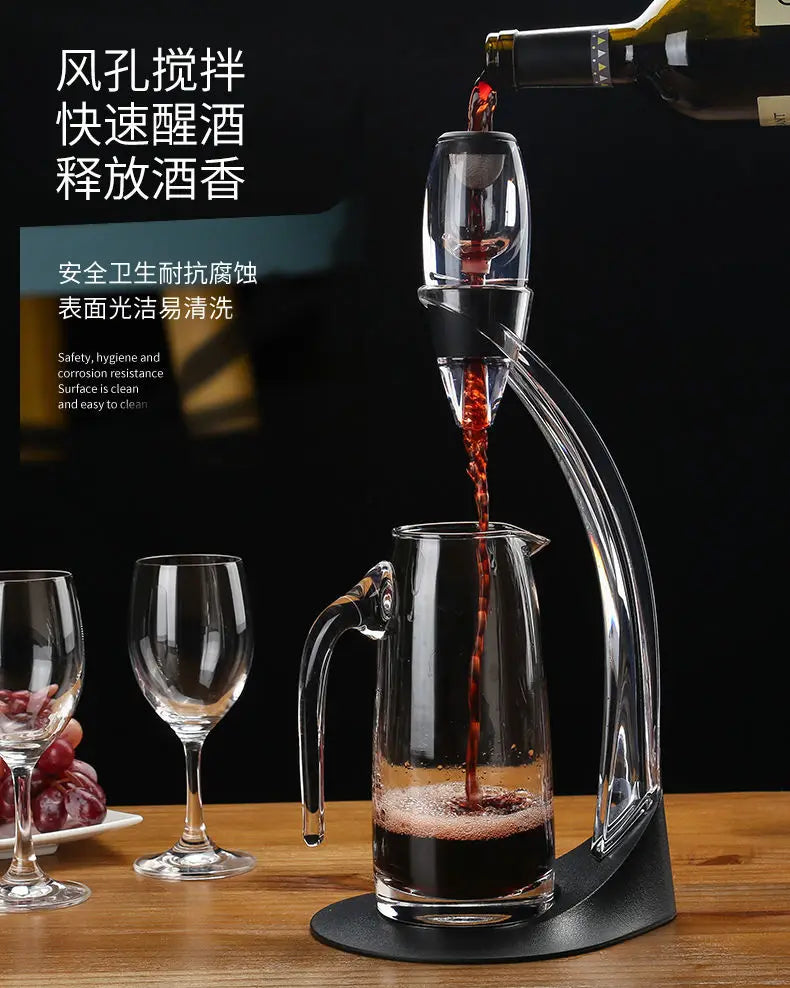 Vinho tinto Rotary Decanter, cachoeira rápida, automático, luxo, casa