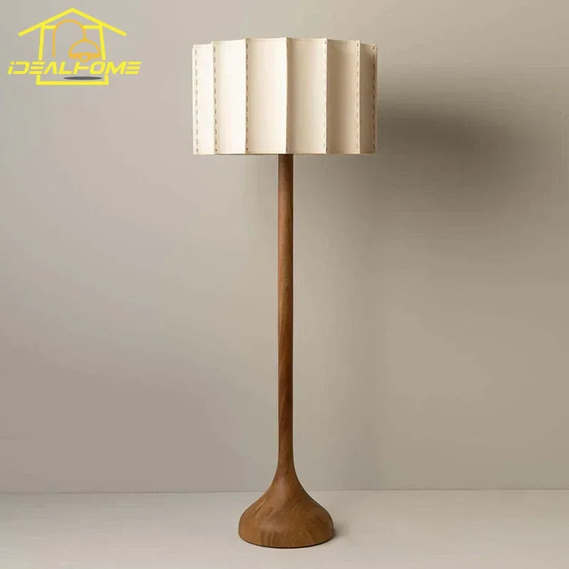 .Japanese Wabi-sabi Solid Wood Zen Art Decorative Table Lamp LED E27 Designer Desk Lights Living/Model Room Bedroom Study Cafe