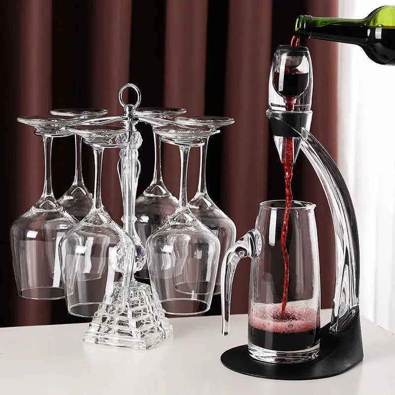 Vinho tinto Rotary Decanter, cachoeira rápida, automático, luxo, casa