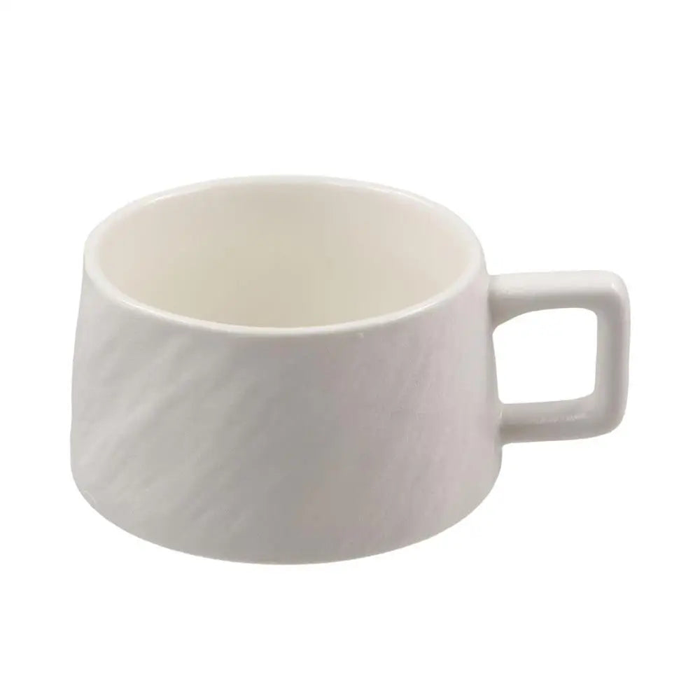 Krin Natural Stone Coffee Cup With Plate