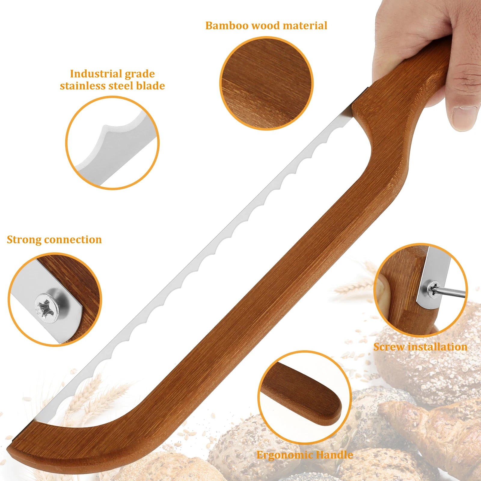 Krin Bow Bread Knife