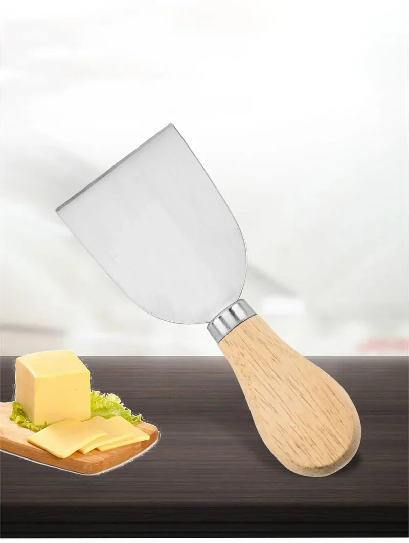 Krin Ensemble Cheese Board with Round Knife Set