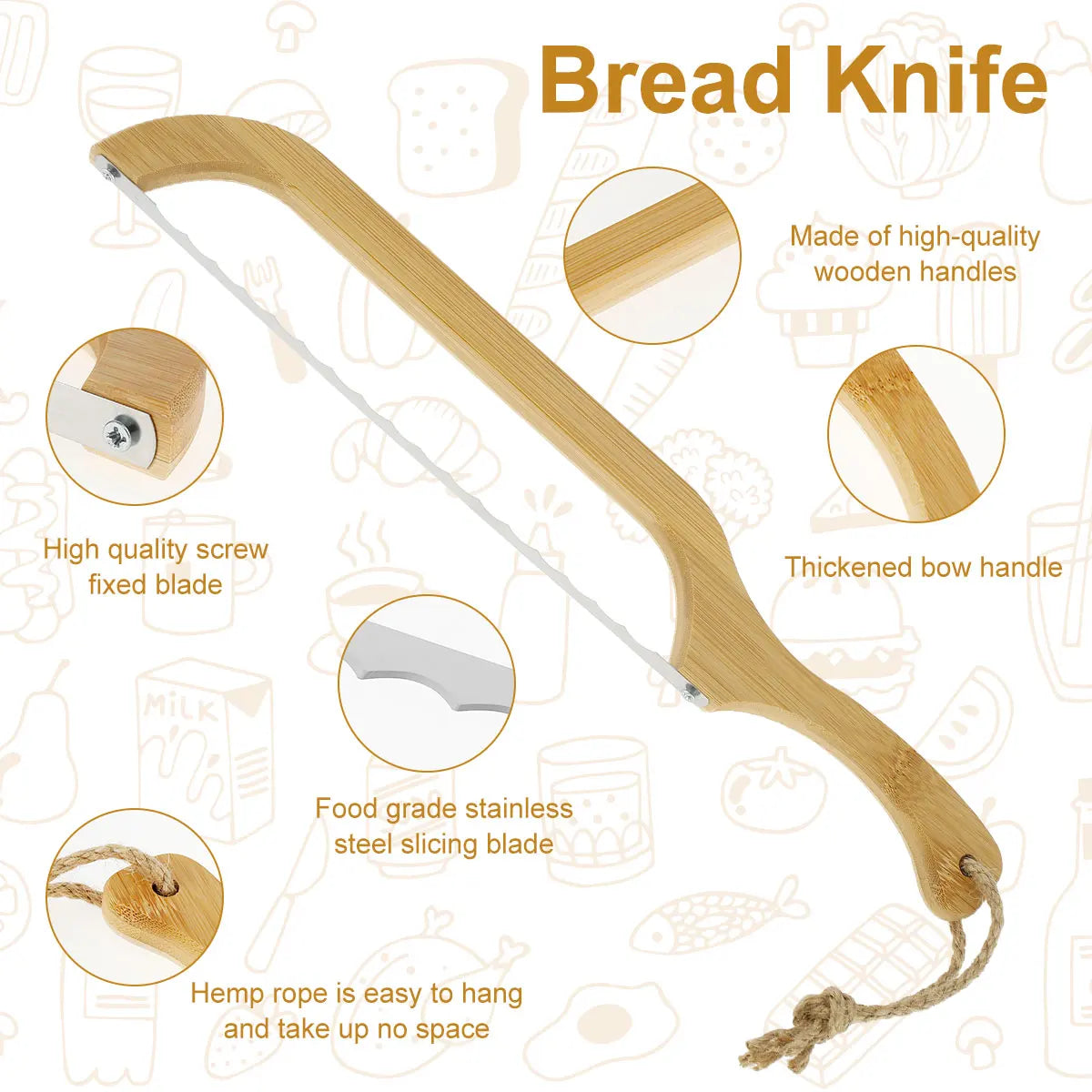 Krin Bow Bread Knife