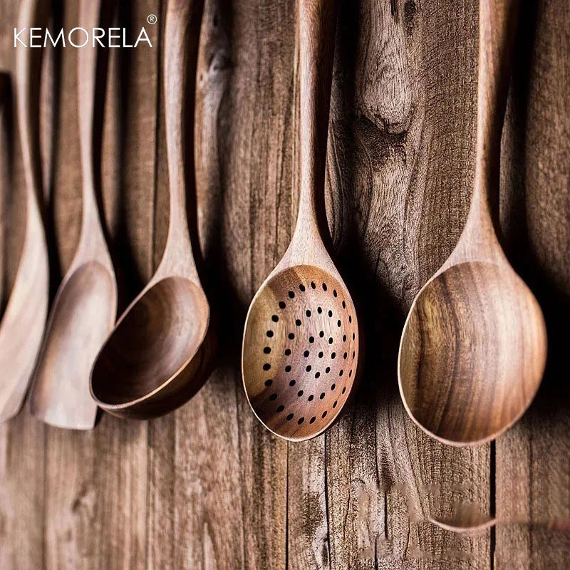 Krin Timber Cooking Spoon Set