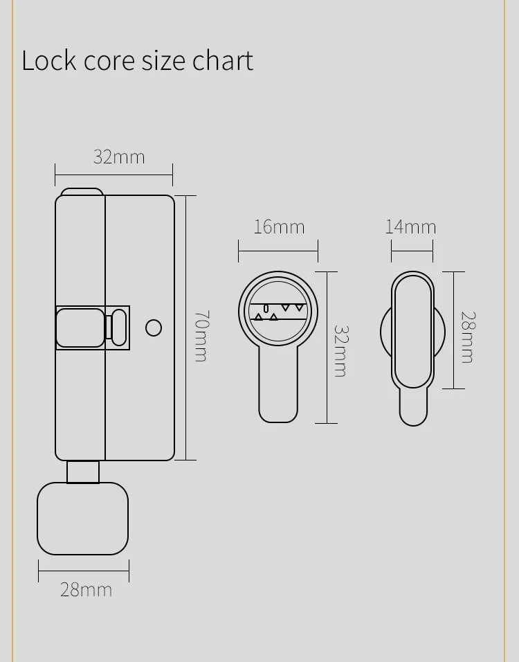 Krin Allure Door Lock