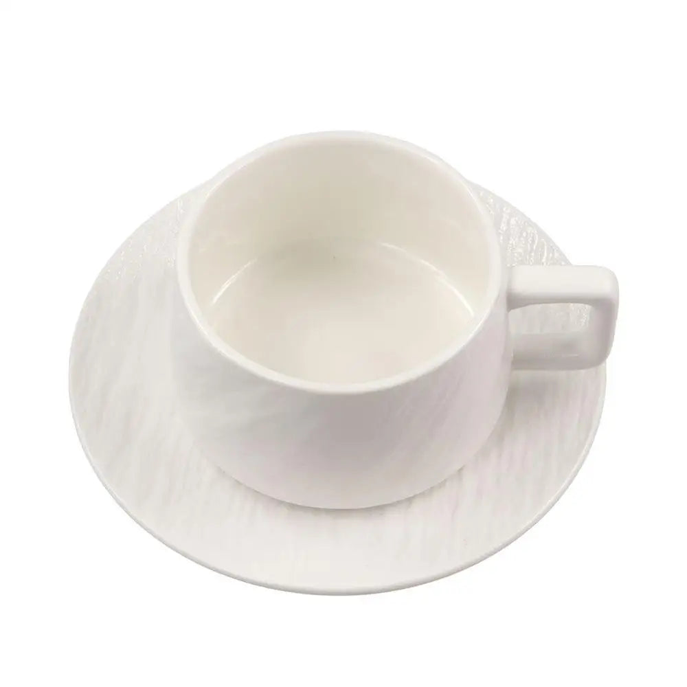 Krin Natural Stone Coffee Cup With Plate